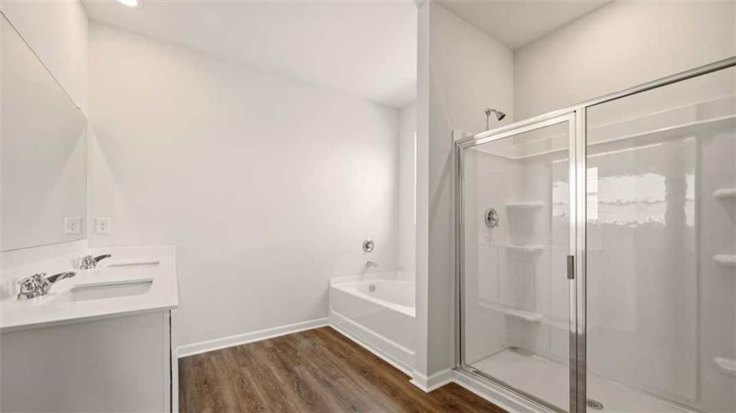 Furnished interior view inside a new home in Preserve at Dove Creek, Statham (Image 11). Furnished interior view inside a new home in Preserve at Dove Creek, Statham (Image 11).