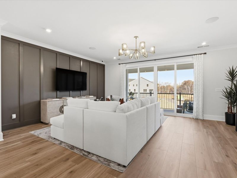 Representative furnished interior of a home built from the Bloom by Tri Pointe Homes in Ross Farms, Charlotte (Image 14).