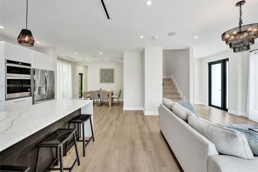 Furnished interior view inside a new home in , Fort Lauderdale (Image 8).