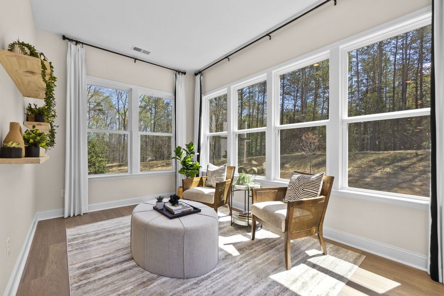 Representative furnished interior of a home built from the Whitmore II by Taylor Morrison in Tramore, Harrisburg (Image 16).