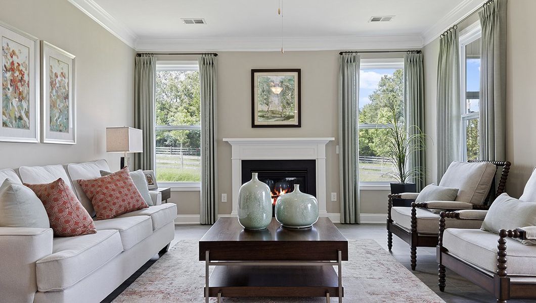 Furnished interior in a model home at Cottonwood Ridge in Piedmont (Image 25).