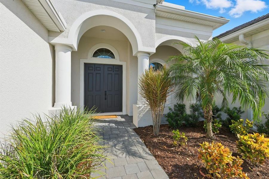 Exterior details and patio area of a home in The Reserve at Twin Rivers, Parrish (Image 21). Exterior details and patio area of a home in The Reserve at Twin Rivers, Parrish (Image 21).