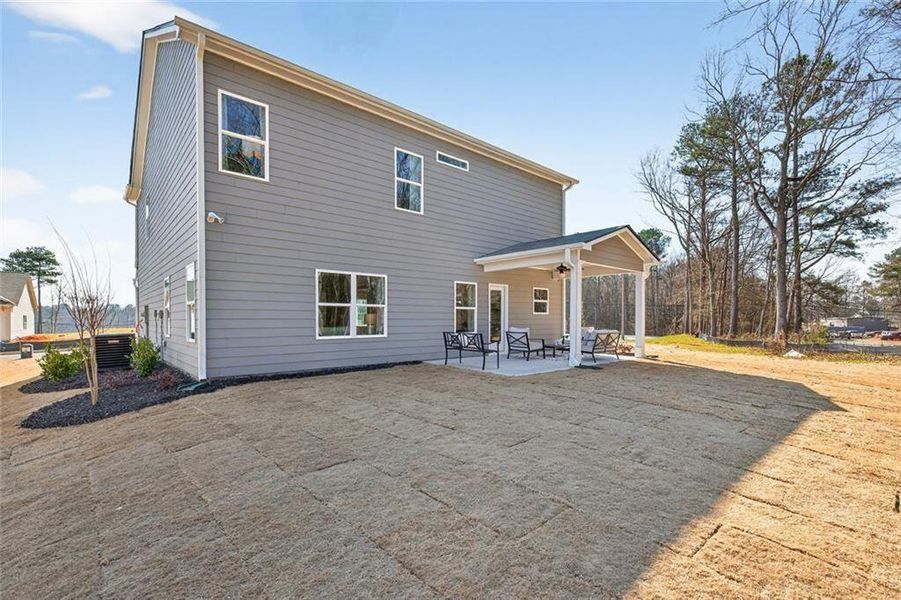 Exterior details and patio area of a home in Laurel Creek, Calhoun (Image 21).