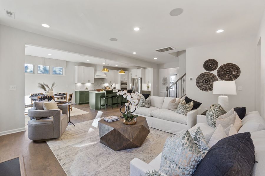 Representative furnished interior of a home built from the Waverly by Taylor Morrison in Walden, Huntersville (Image 12).