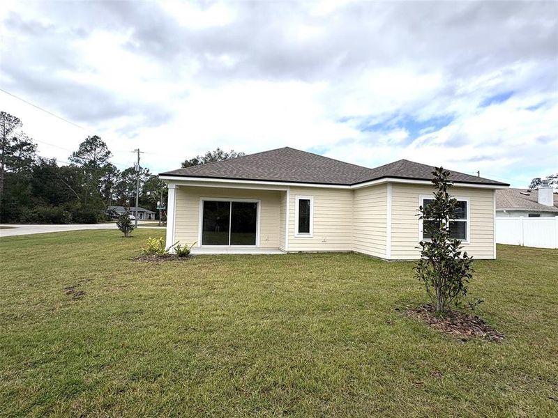 Exterior details and patio area of a home in , Palm Coast (Image 3). Exterior details and patio area of a home in , Palm Coast (Image 3).