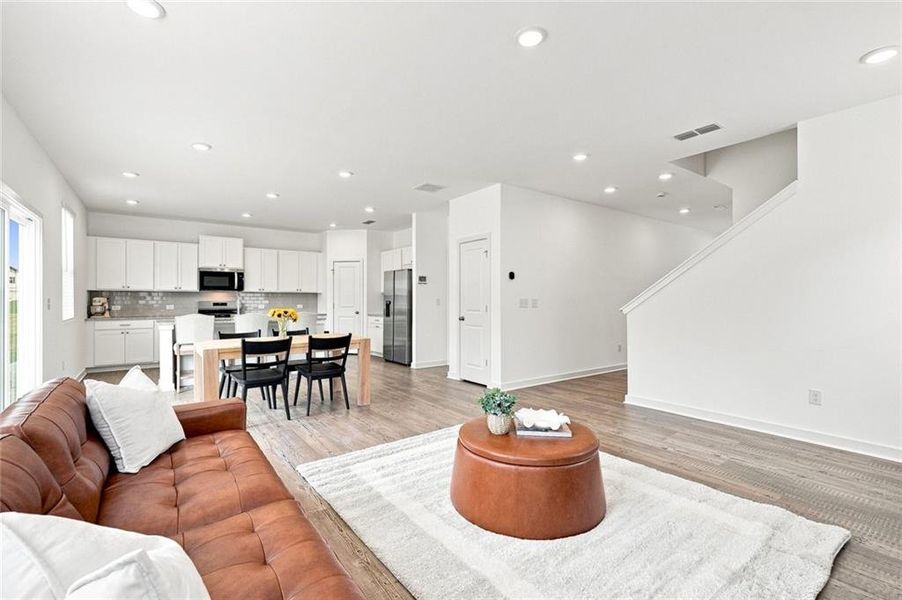 Furnished interior view inside a new home in , Grayson (Image 13).