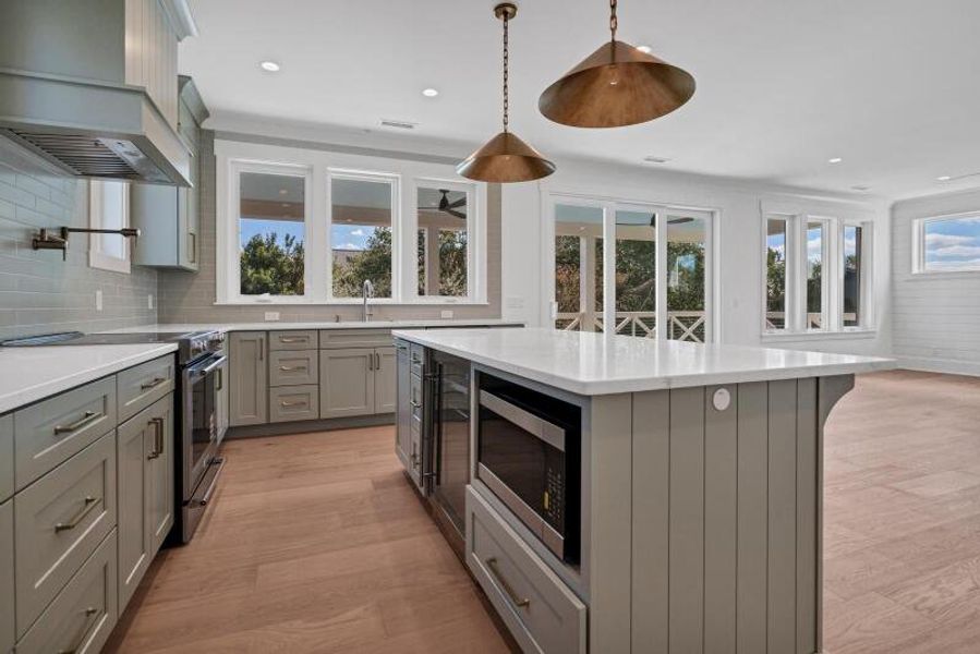 Furnished interior view inside a new home in , Edisto Beach (Image 13).