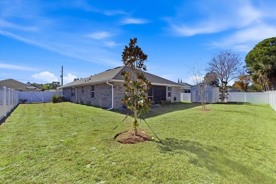 Exterior details and patio area of a home in , Palm Coast (Image 25). Exterior details and patio area of a home in , Palm Coast (Image 25).