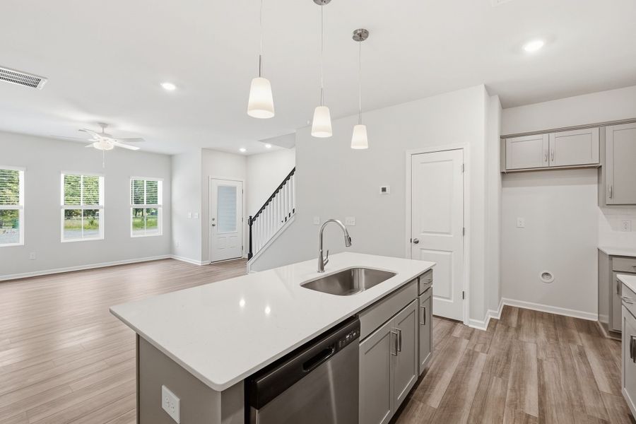 Furnished interior view inside a new home in Lakeview Village, Charlotte (Image 8).