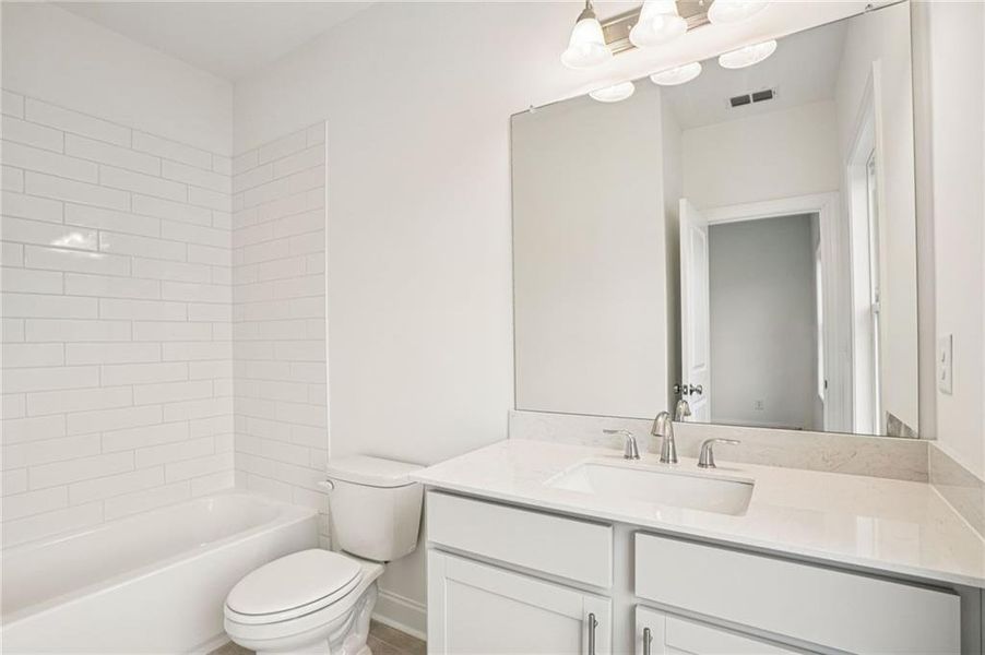 Furnished interior view inside a new home in Millcroft Townhomes, Buford (Image 4).