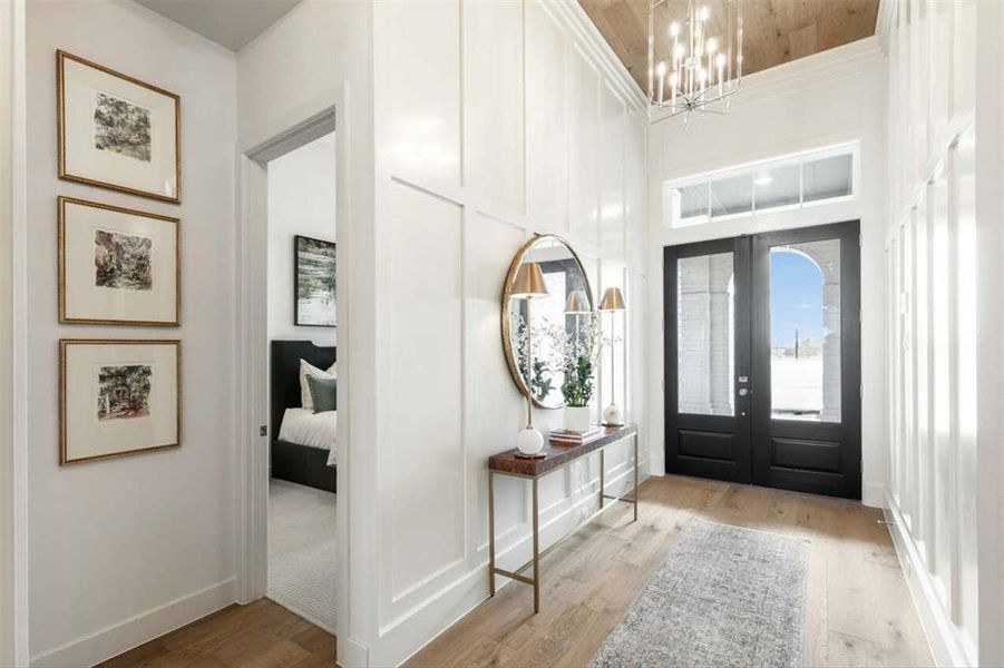 Furnished interior view inside a new home in Estates at Bristol Valley, Heath (Image 20).