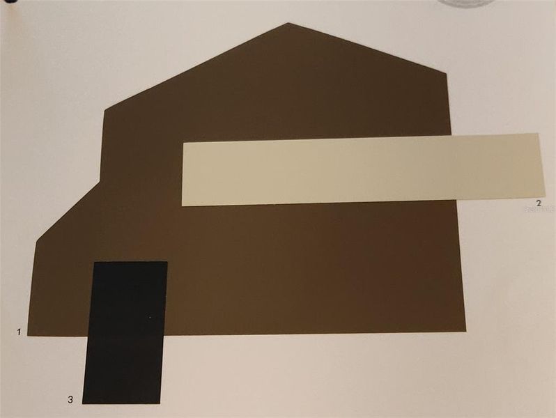 Sample of building materials used in homes in Sunset Landing, Spring Hill (Image 4).