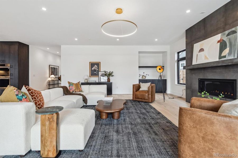 Furnished interior view inside a new home in , Denver (Image 8). Furnished interior view inside a new home in , Denver (Image 8).