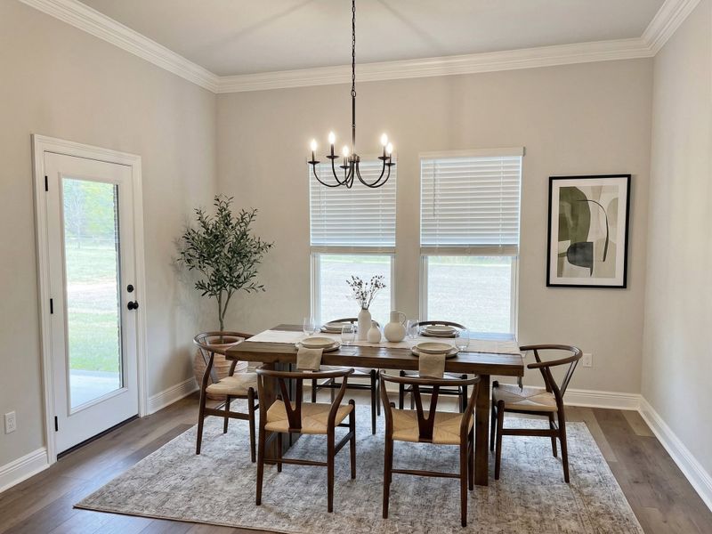 Furnished interior view inside a new home in Houston Place, Crestview (Image 6).