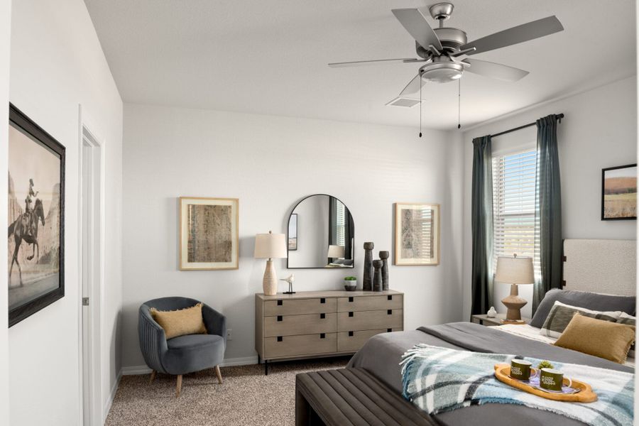 Representative furnished interior of a home built from the Ocotillo by View Homes in Summer Sky, El Paso (Image 10).