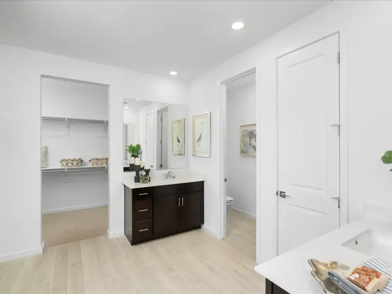 Furnished interior view inside a new home in Mountain View Estates Signature Series, Buckeye (Image 11).