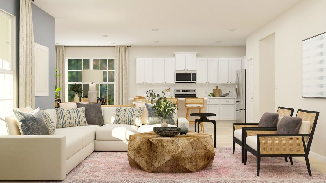 Representative furnished interior of a home built from the Beech by Lennar in Elizabeth: Arbor, Fort Mill (Image 15).