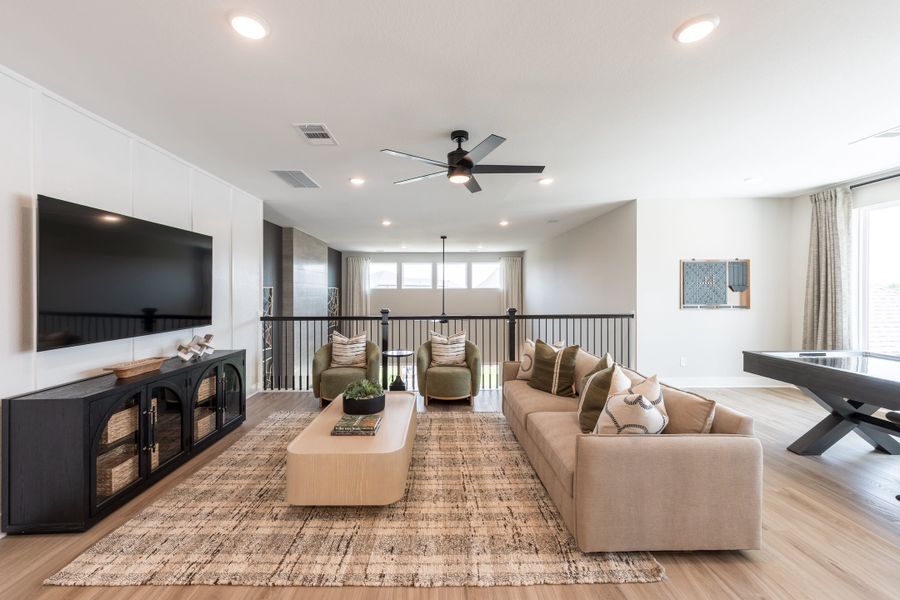 Representative furnished interior of a home built from the Camden by Tri Pointe Homes in Evergrove, Richmond (Image 30). Representative furnished interior of a home built from the Camden by Tri Pointe Homes in Evergrove, Richmond (Image 30).