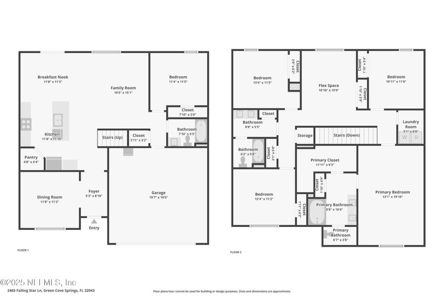 2D floor plan layout of this home in Cross Creek Express, Green Cove Springs, FL (Image 6). 2D floor plan layout of this home in Cross Creek Express, Green Cove Springs, FL (Image 6).