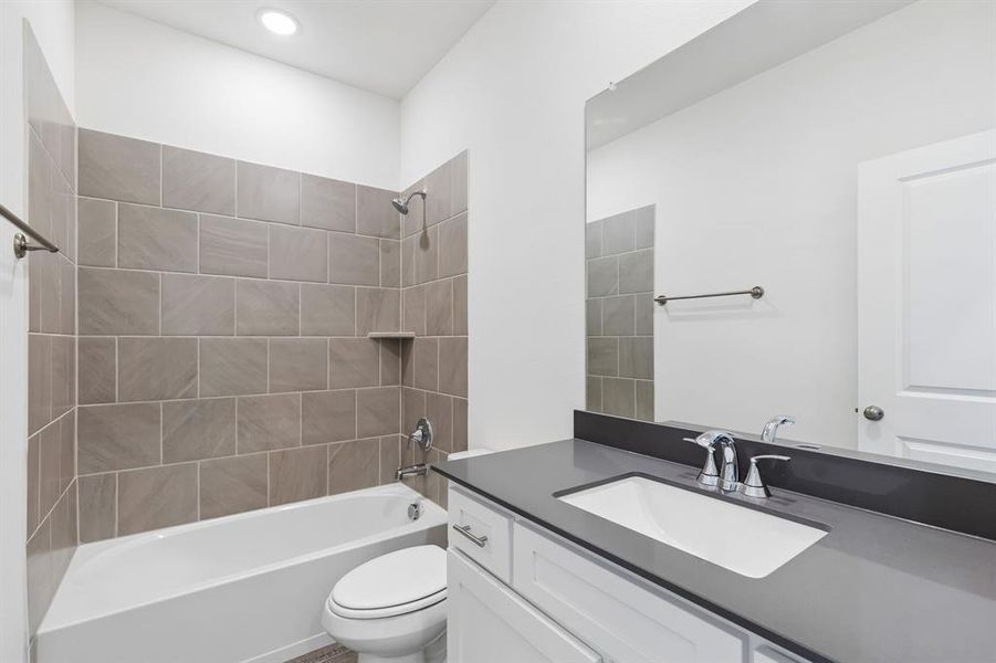 Furnished interior view inside a new home in AnaCapri, Anna (Image 8).