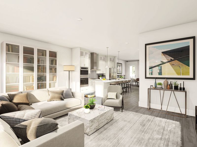 Family Room, Kitchen, and Dining Area Family Room, Kitchen, and Dining Area