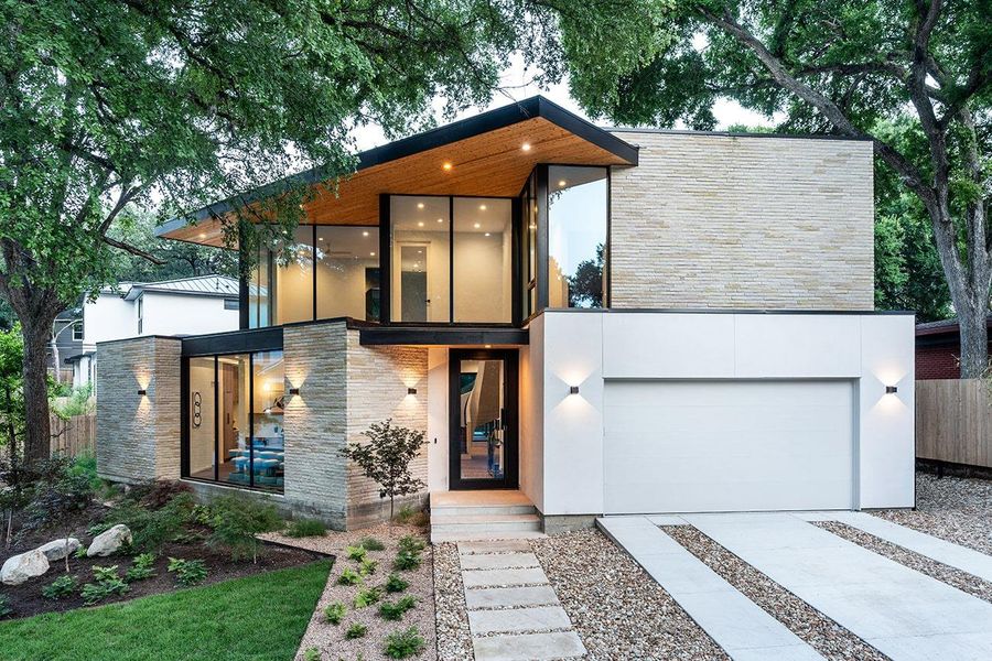 Front exterior of a new home in , Austin, TX, highlighting curb appeal (Image 2).