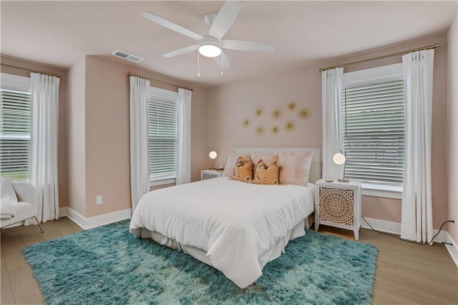 Furnished interior view inside a new home in , Cartersville (Image 35).