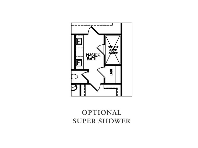 2D floor plan layout for the The Everglade by Walker Anderson Homes in Hemingway, Flowery Branch, GA (Image 7).