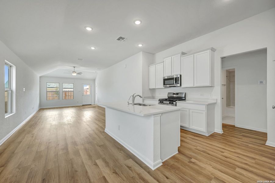 Furnished interior view inside a new home in Winding Brook, San Antonio (Image 11).