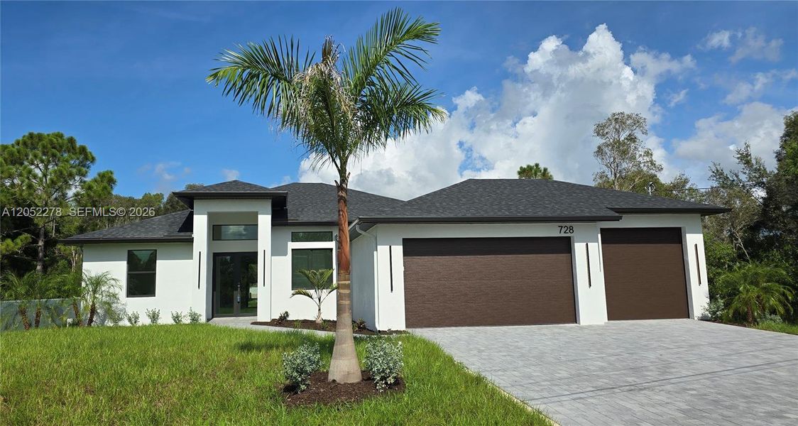 Full Paver Driveway, Landscaping to be installed