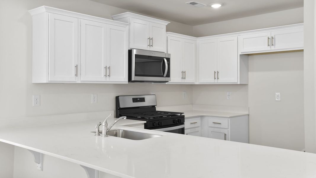 Furnished interior view inside a new home in Village Grove, Greenville (Image 10).