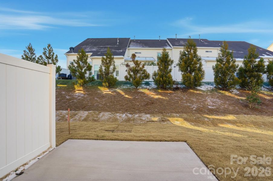 Exterior details and patio area of a home in Harrisburg Village, Harrisburg (Image 4).
