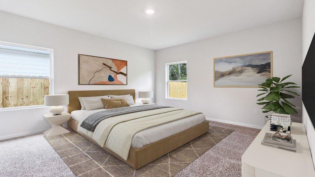 Furnished interior view inside a new home in Wesley Park, Crawfordville (Image 11).