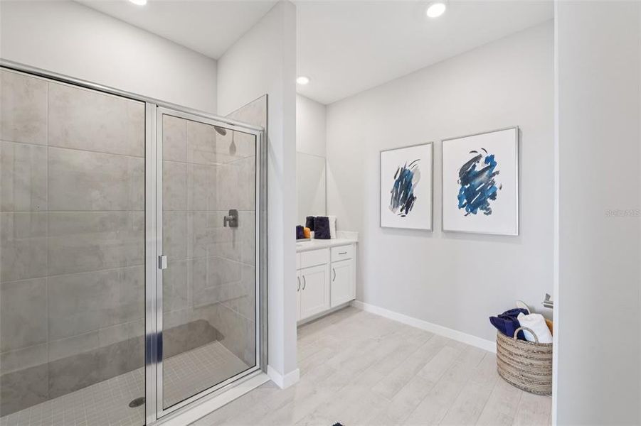 Furnished interior view inside a new home in , Punta Gorda (Image 27).