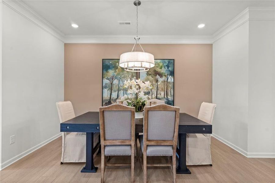 Furnished interior view inside a new home in Laurel Ridge, Rock Spring (Image 7). Furnished interior view inside a new home in Laurel Ridge, Rock Spring (Image 7).