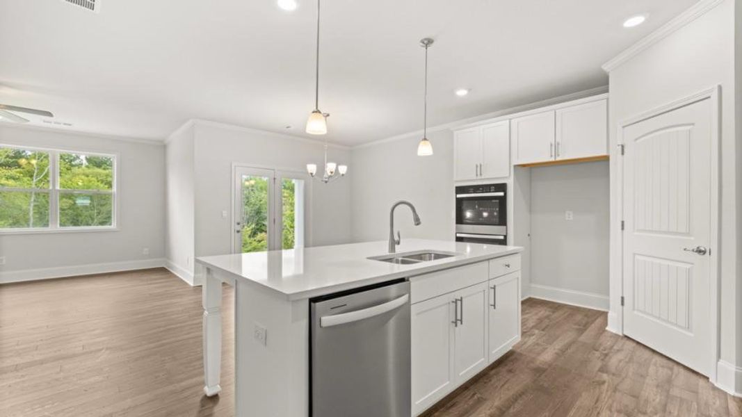 Furnished interior view inside a new home in , Dallas (Image 7).