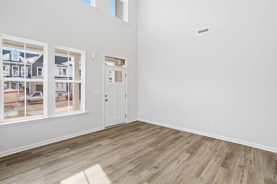 Spacious, unfurnished interior of a new home in Ovation at Sweetbrier, Durham (Image 20).