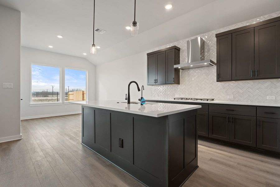 Furnished interior view inside a new home in Lagos Reserve, Manor (Image 10).