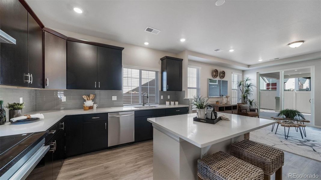 Furnished interior view inside a new home in , Aurora (Image 27).