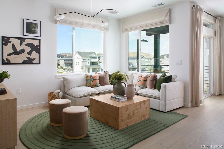 Furnished interior view inside a new home in , Lone Tree (Image 7).
