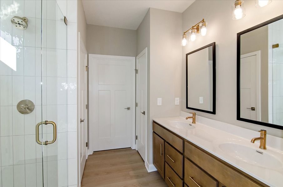 Representative furnished interior of a home built from the Amelia by Fischer Homes in Easton Park, Dallas (Image 9).