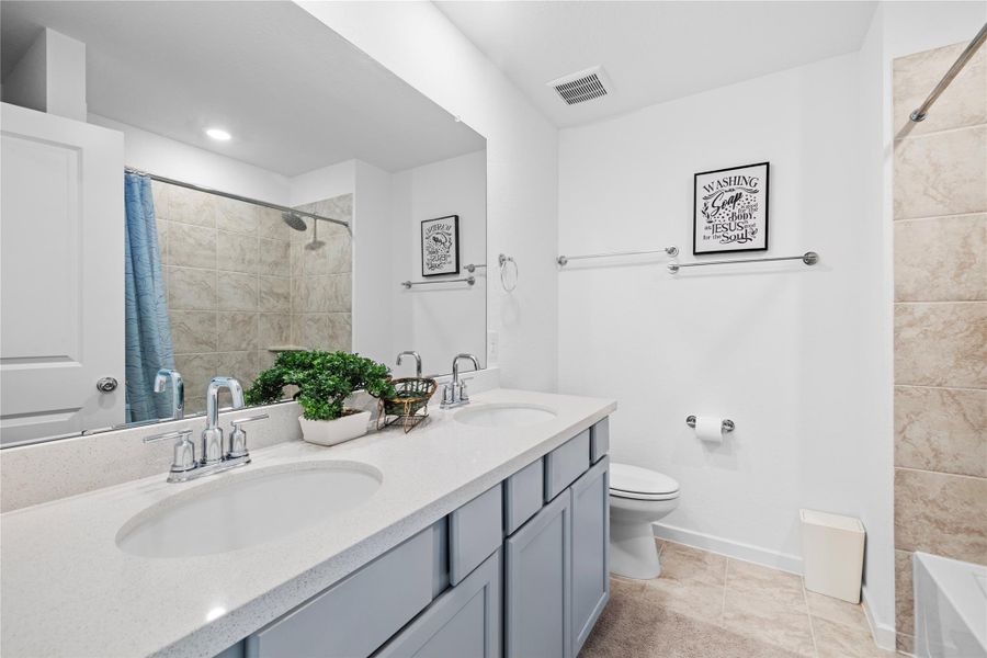 Furnished interior view inside a new home in Avalon at Cypress 40s, Cypress (Image 14).