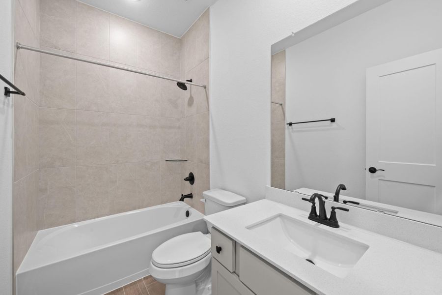 Furnished interior view inside a new home in Sienna, Missouri City (Image 5). Furnished interior view inside a new home in Sienna, Missouri City (Image 5).