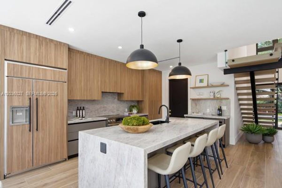 Furnished interior view inside a new home in , Coral Gables (Image 17).