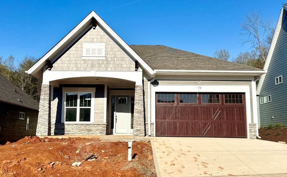 Front exterior of a new home in Cumberland, Concord, NC, highlighting curb appeal (Image 13). Front exterior of a new home in Cumberland, Concord, NC, highlighting curb appeal (Image 13).
