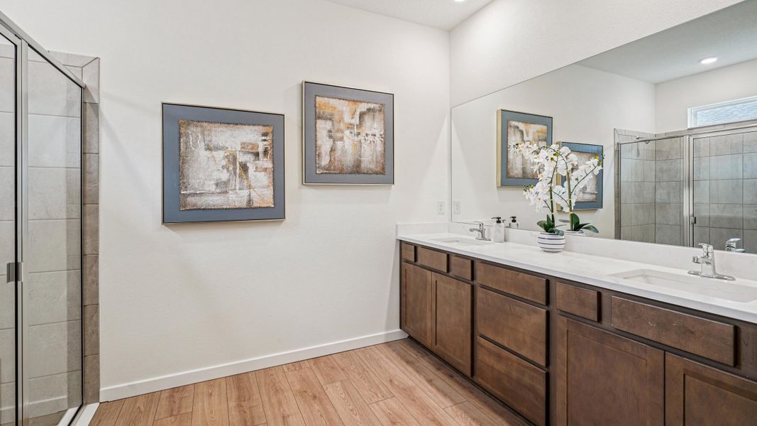 Furnished interior view inside a new home in Ocala Preserve, Ocala (Image 11).