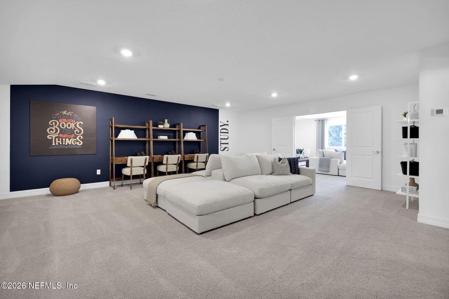 Furnished interior view inside a new home in , Jacksonville (Image 8).