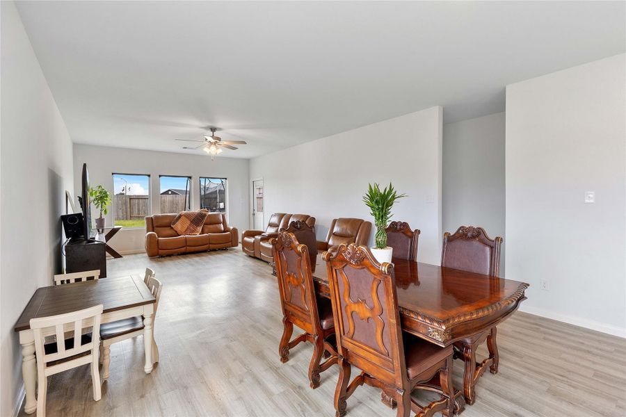 Furnished interior view inside a new home in Sweetgrass Village, Crosby (Image 13).