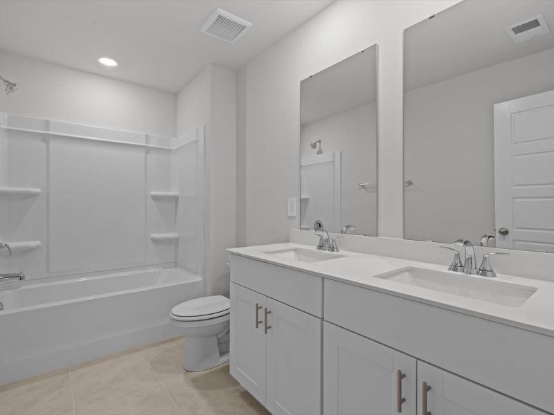 Furnished interior view inside a new home in Chatham Forest, Duncan (Image 8). Furnished interior view inside a new home in Chatham Forest, Duncan (Image 8).