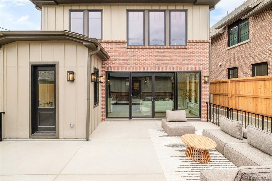 Exterior details and patio area of a home in , Denver (Image 4). Exterior details and patio area of a home in , Denver (Image 4).